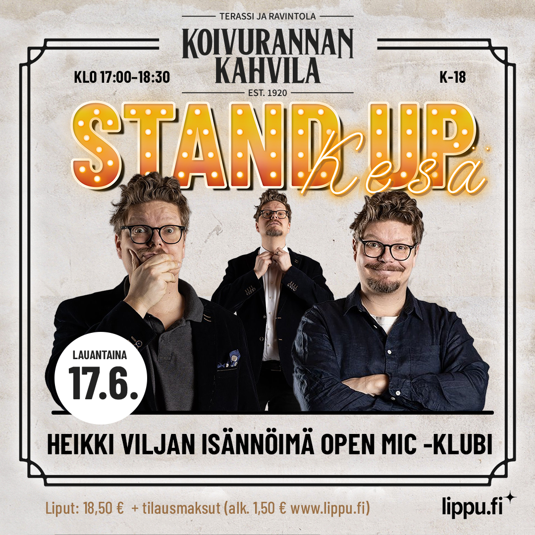 Heikki Viljan isännöimä open mic -klubi