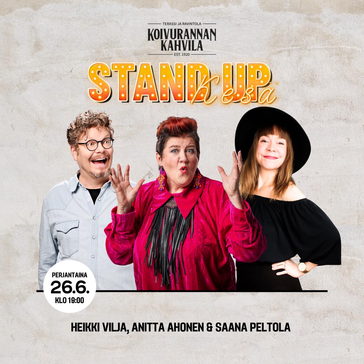 Anitta Ahonen, Heikki Vilja & Saana Peltola