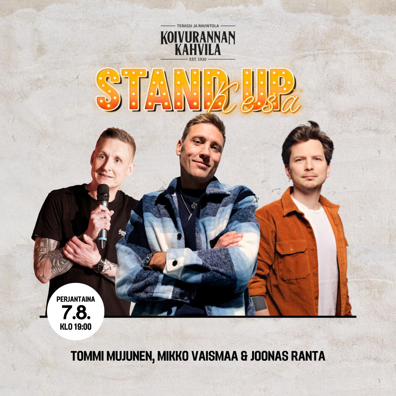 Mikko Vaismaa, Tommi Mujunen & Joonas Ranta