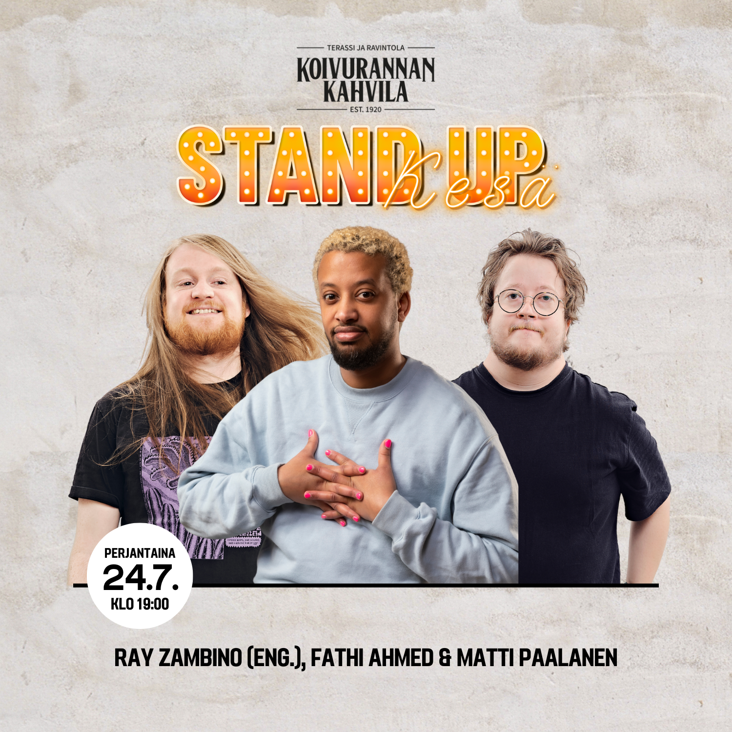 Fathi Ahmed, Ray Zambino & Matti Paalanen